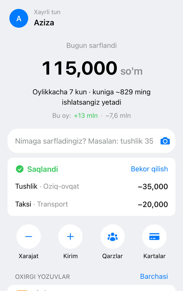 Webapp yangilandi
